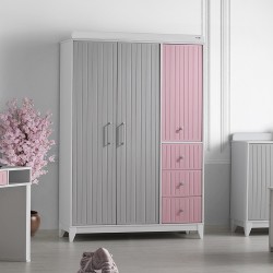 Aymini Soiya 3 Kapılı Dolap